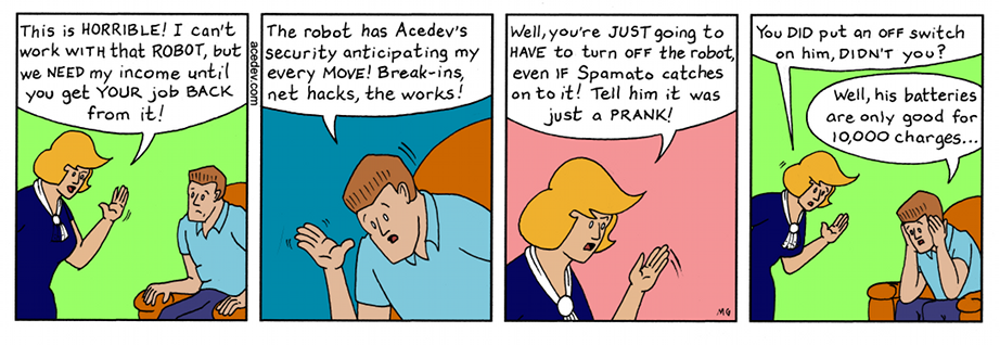 acedev comic, webcomic for Tuesday 05 Sep 2017
